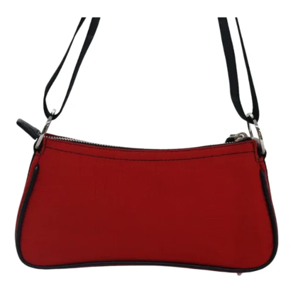 Dior Vintage Pre-owned Silk dior-bags Red Dames