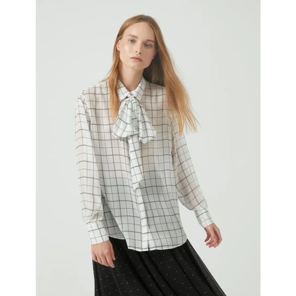 SPORTMAX Carezza Shirt 100% Viscose White Dames