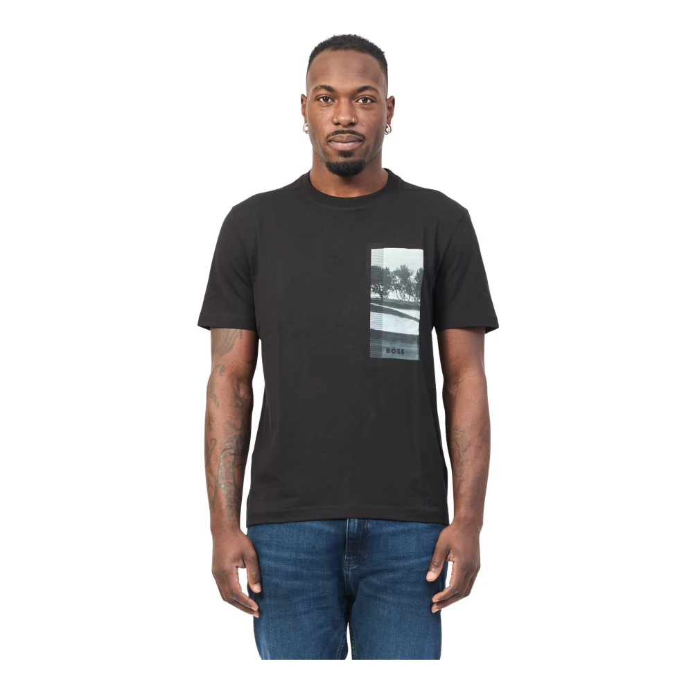 Hugo - Tops > T-Shirts - Black - Hugo - Modalova