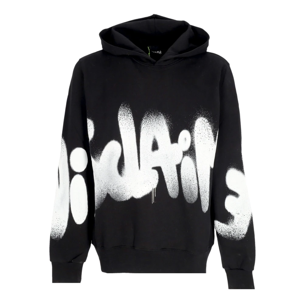 Disclaimer Zwarte Logo Hoodie Licht Sweatshirt Black Heren