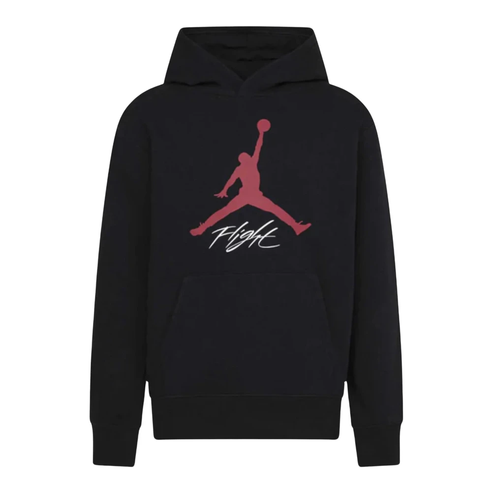 Jordan Svart huvtröja Jumpman Baseline tröja Black, Pojke