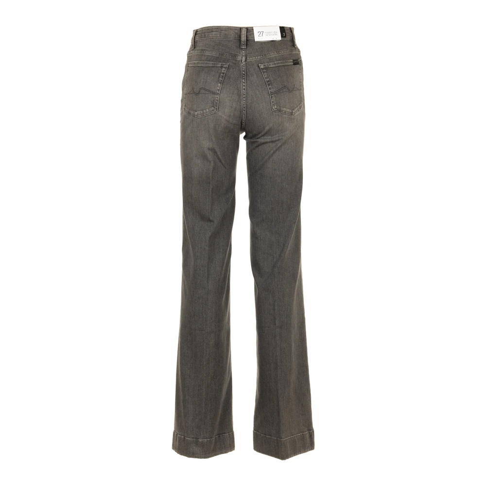 7 For All Mankind Moderne Dojo Grijze Jeans Gray Dames
