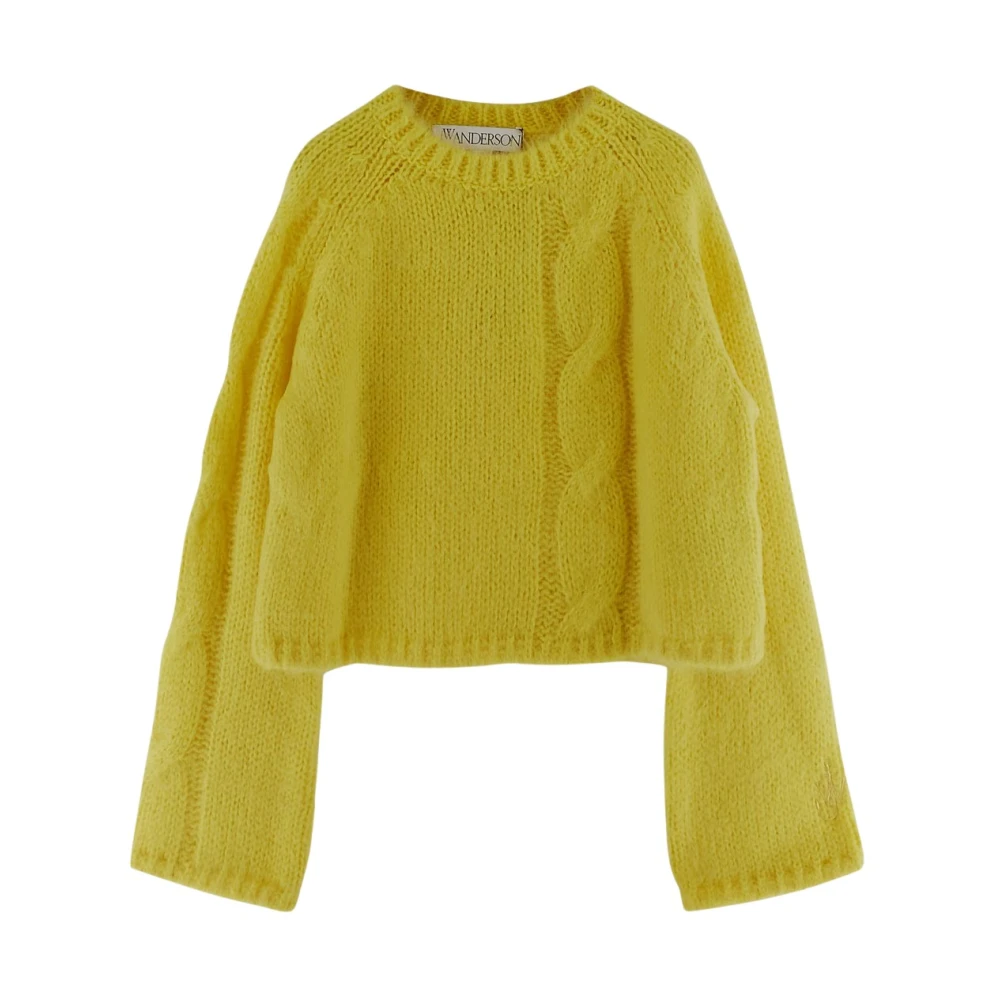 JW Anderson Stijlvolle Dames Gebreide Kleding Yellow Dames