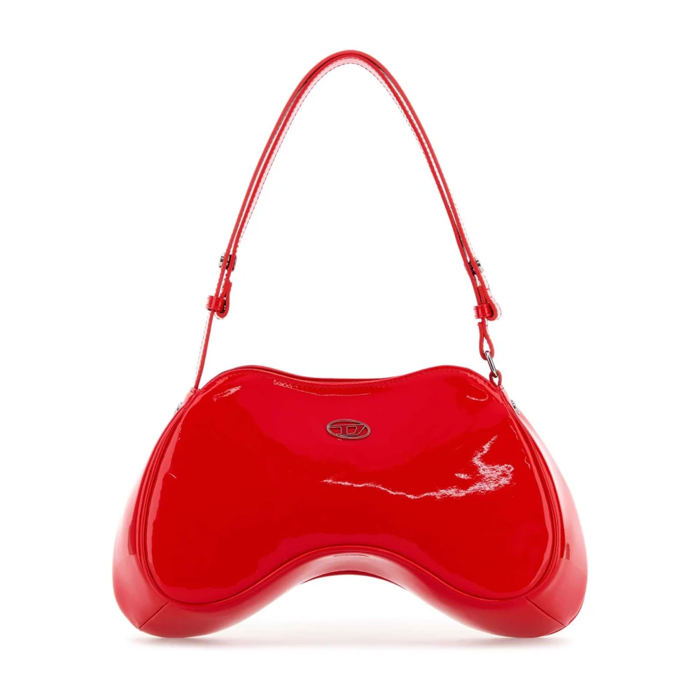 Diesel Rode Synthetisch Leren Play Schoudertas Red Dames