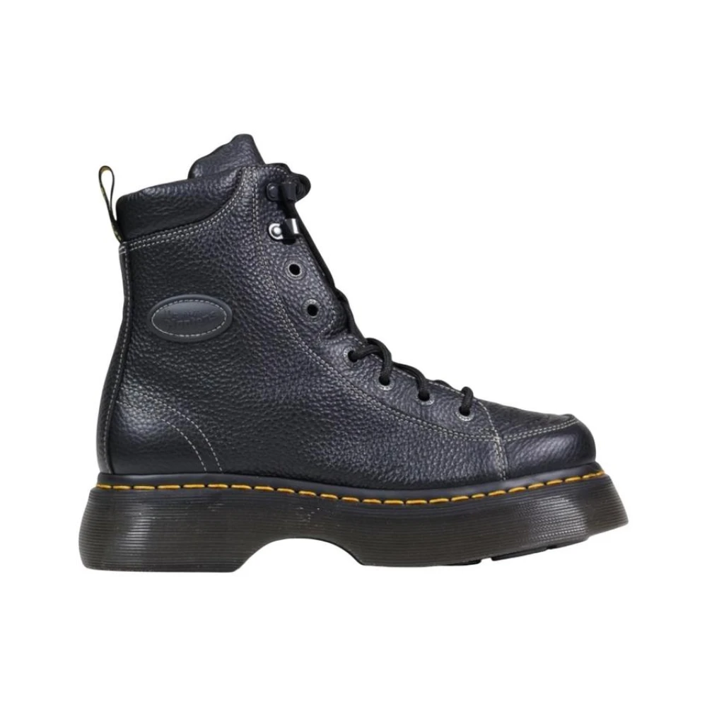 Dr. Martens Women's Black Ankle Lace-Up Leather Boots