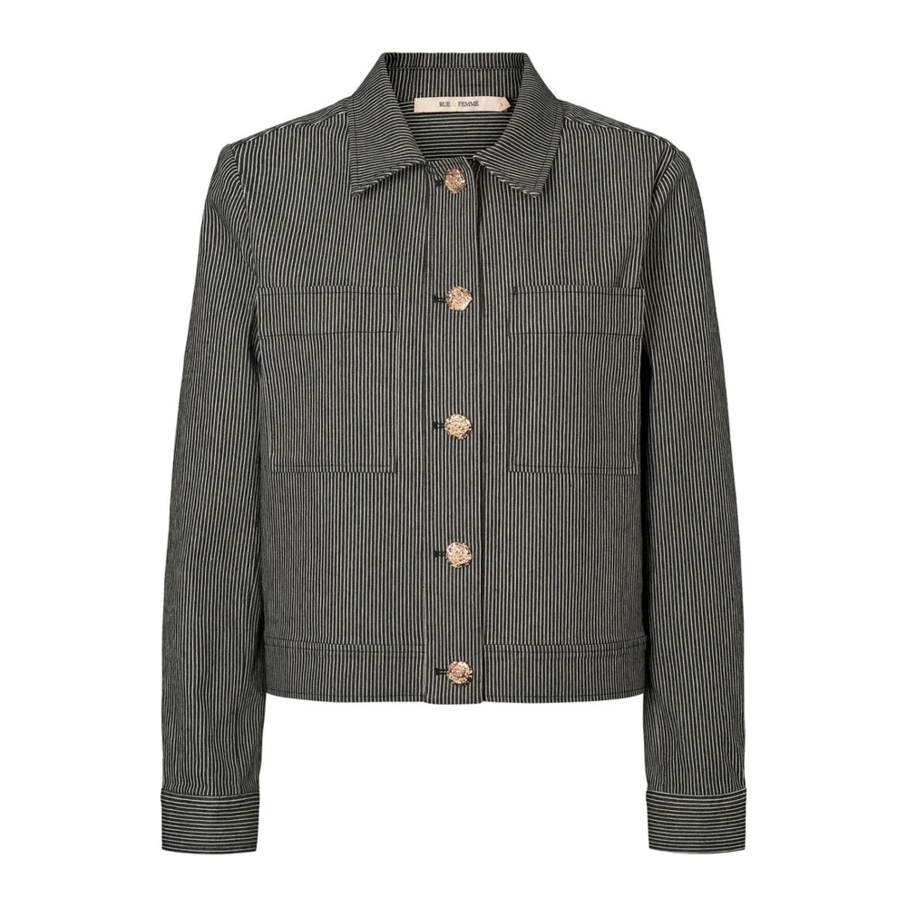 RUE de Femme Stijlvolle Elyria Jas Buitenkleding Licht Gray Dames