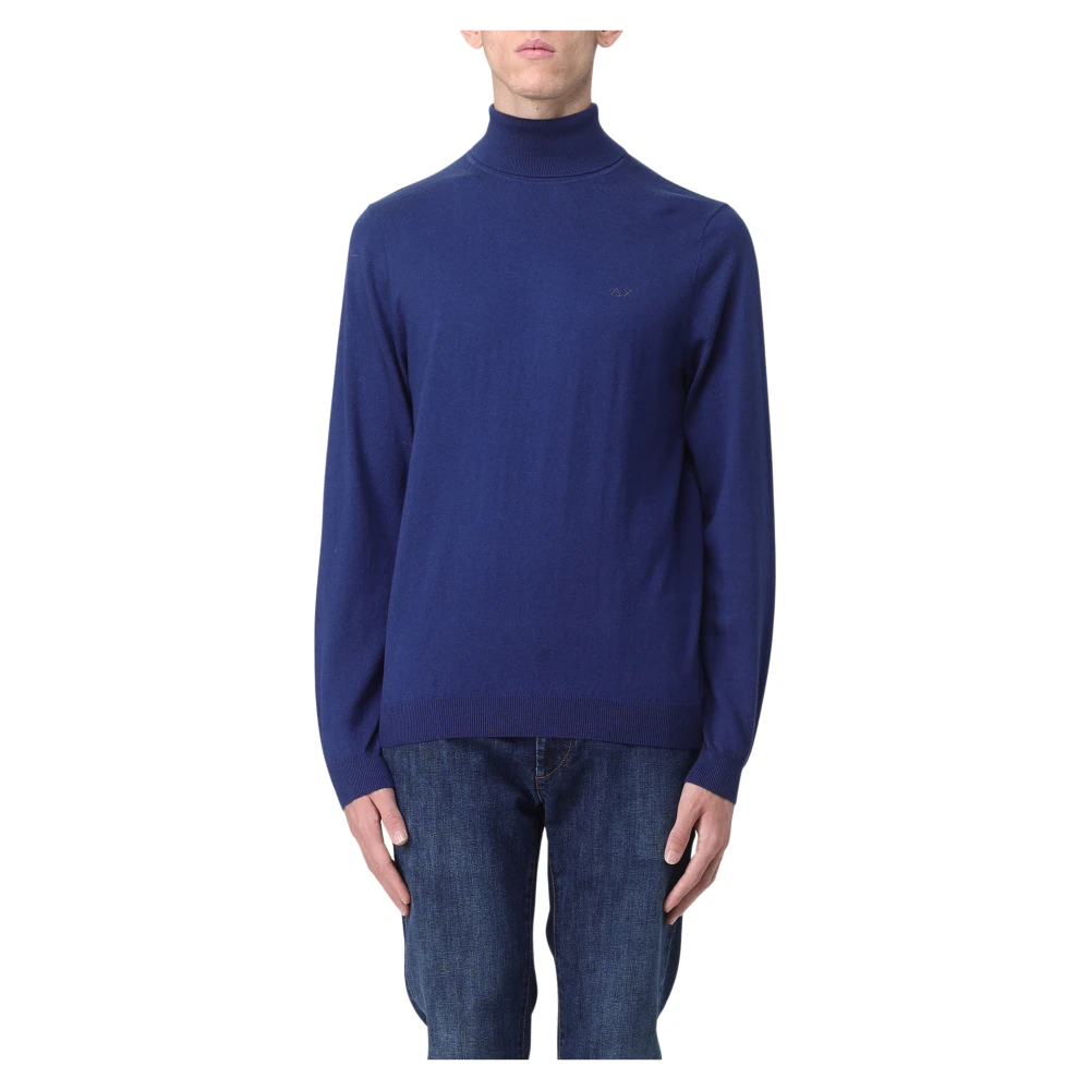 Sun68 Klassieke Turtle Polo Blue Heren