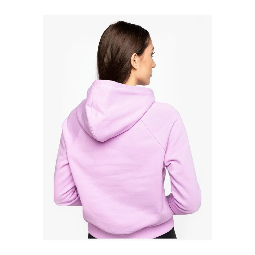 Vans Katoenen Hoodie Rozenprint Purple Dames