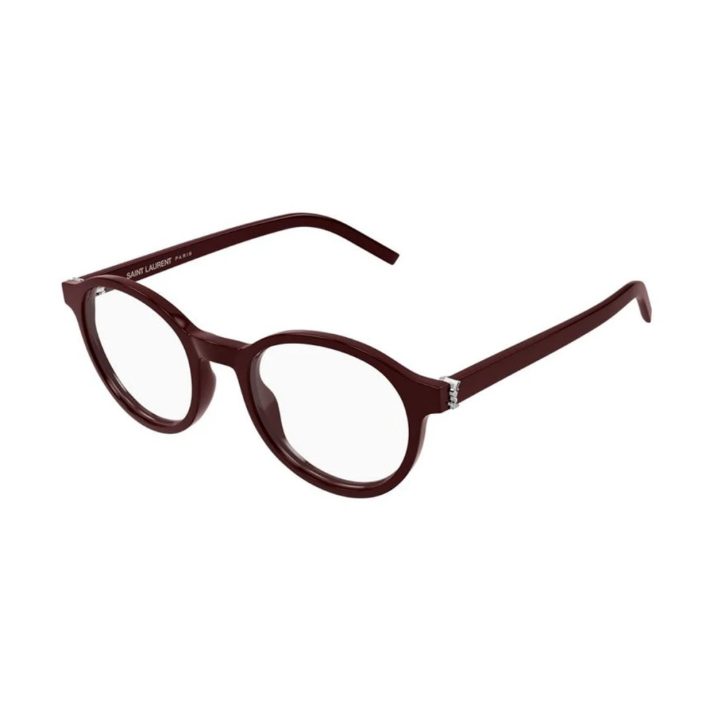Saint Laurent Unisex Red Glasses, 50 Mm, Optical Frame