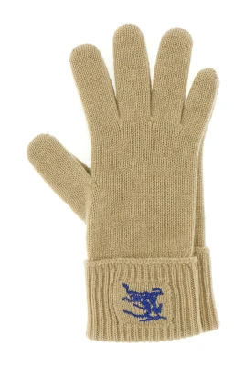 Cashmere Blend Stickade Handskar