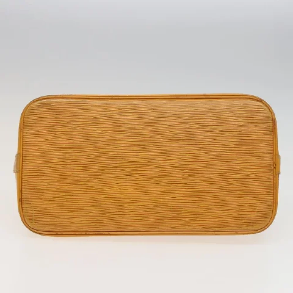 Louis Vuitton Vintage Pre-owned Leather handbags Yellow Dames