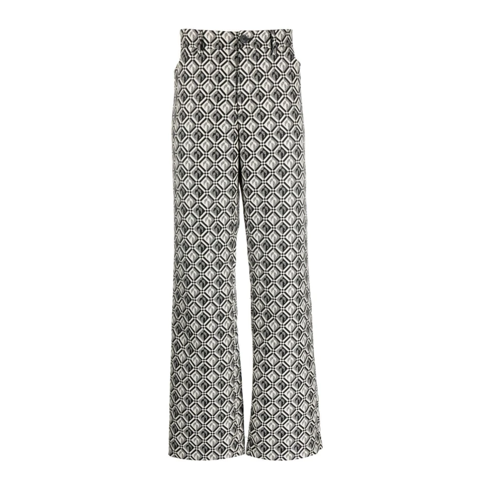 Trousers > Wide Trousers - - Marine Serre - Modalova