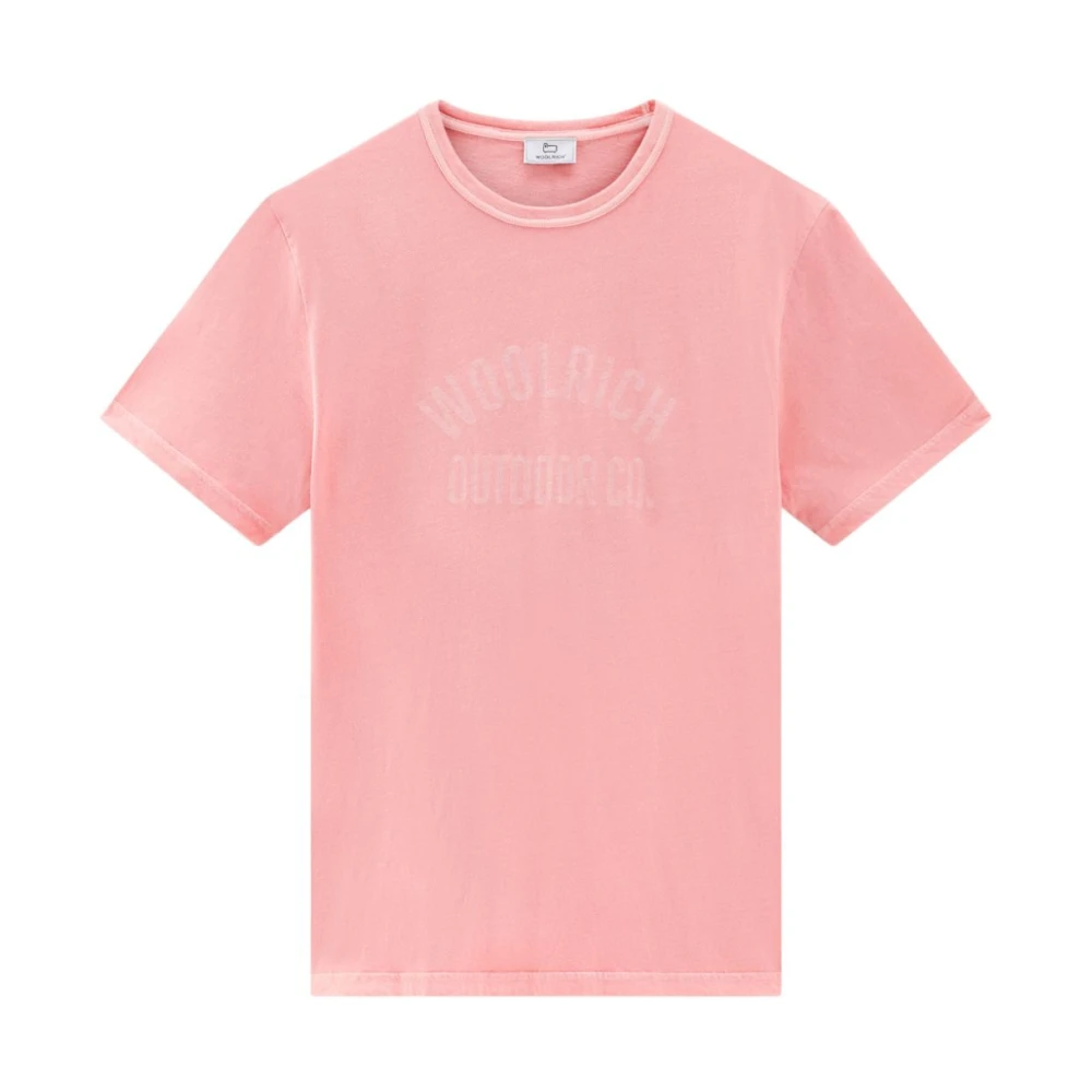 Woolrich T-Shirts Pink Heren
