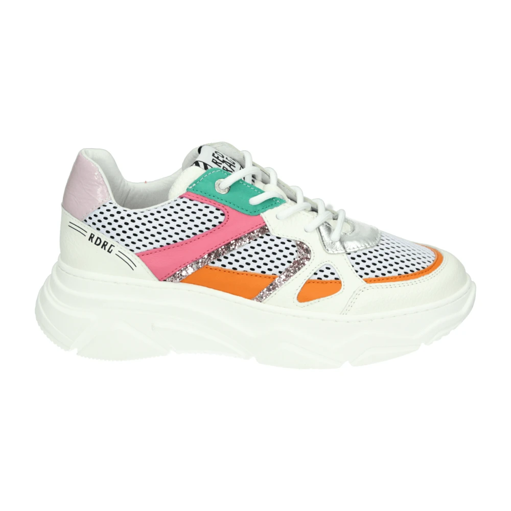 Rag Witte Gestippelde Meisjes Lage Schoenen Dames Schoenen Veelkleurig Multicolor