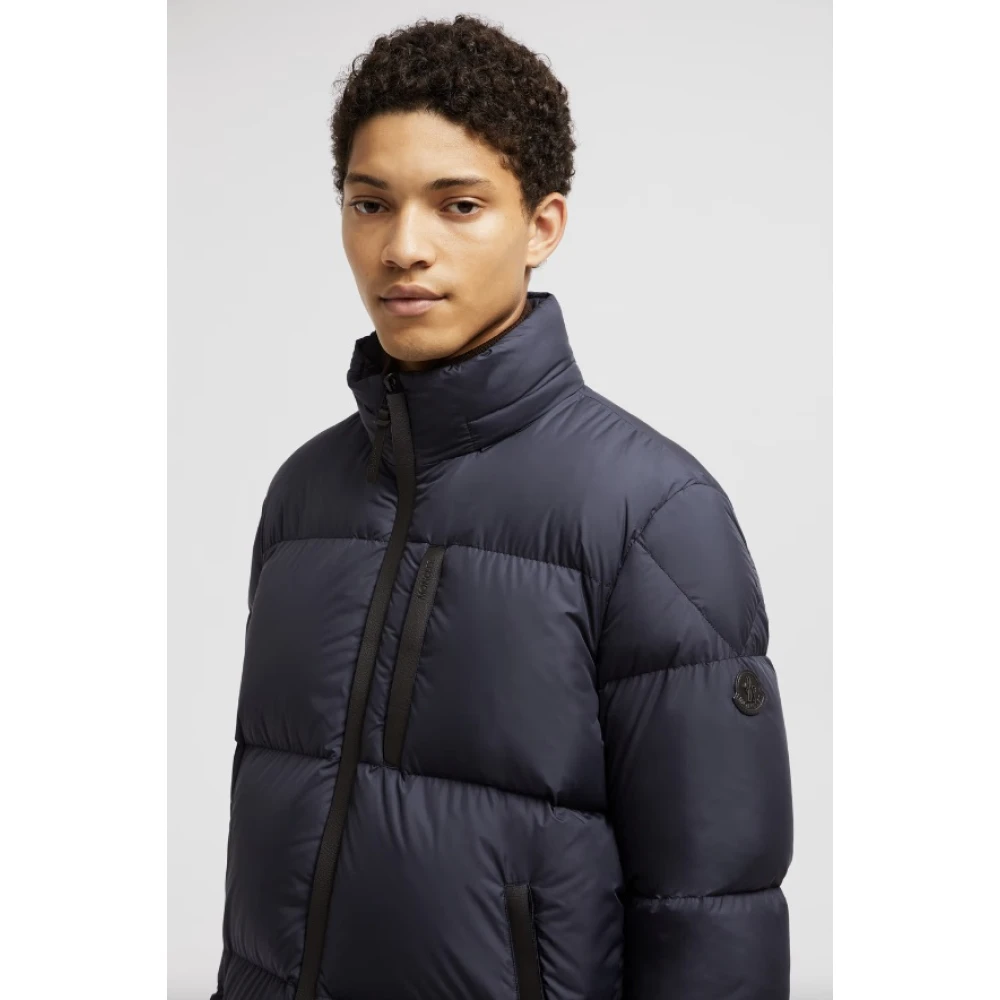 Moncler Korte Donsjas Blue Heren