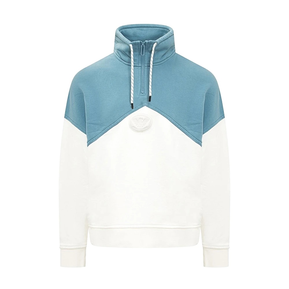 Emporio Armani Stijlvolle Sweatshirt voor Mannen Blue Heren