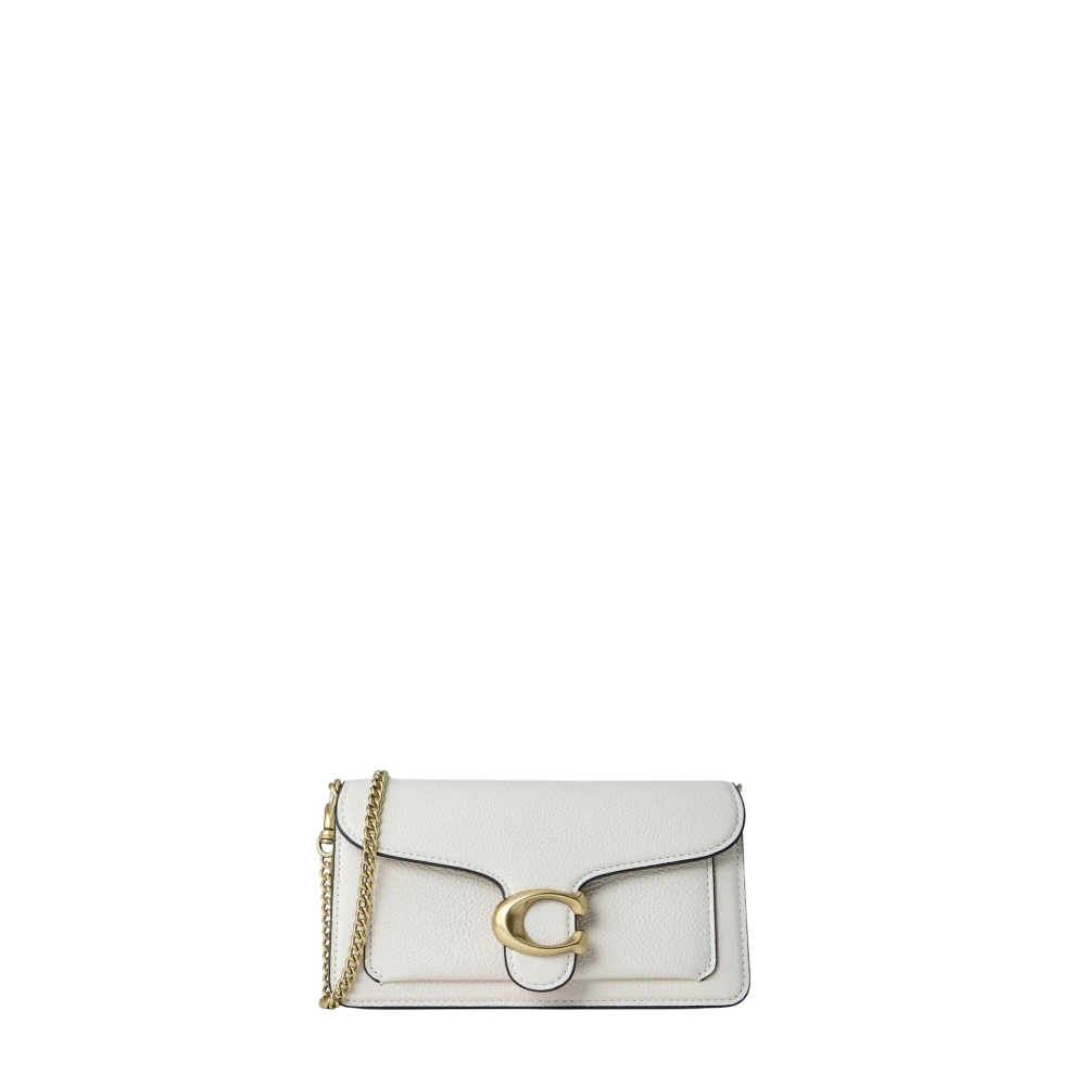 Coach Women's White Cross Body Bags, One Size, Chain Tabby Shoulder Bag