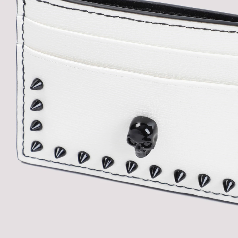 alexander mcqueen Zachte Ivoor Kaarthouder White Dames
