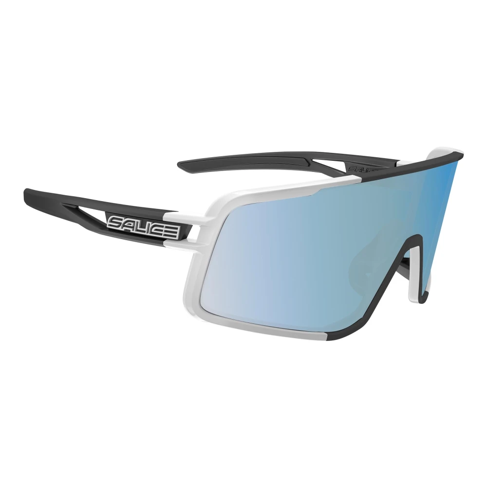 Salice Unisex White Sunglasses, One Size, Blue Cat Sunglasses Black