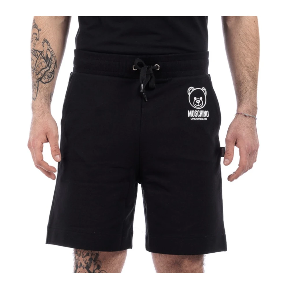 Moschino Zwarte Shorts voor Vrouwen Black Heren