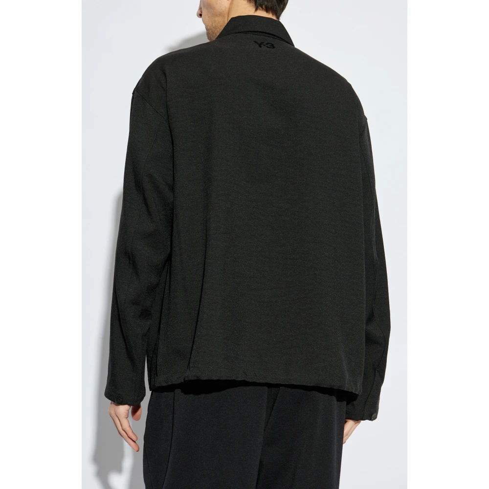 Y-3 Jas met logo Black Heren