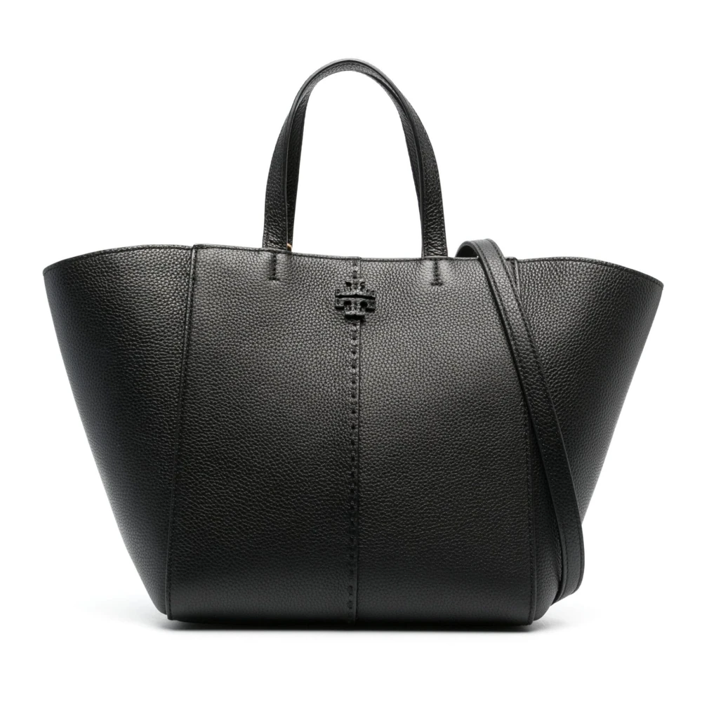 TORY BURCH Elegante Zwarte Tote Tas Black Dames