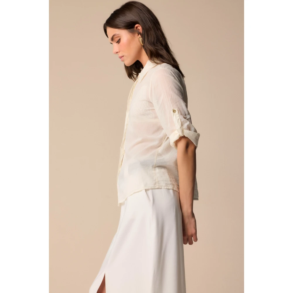 Kocca Luxe Melkroom Blouse White Dames