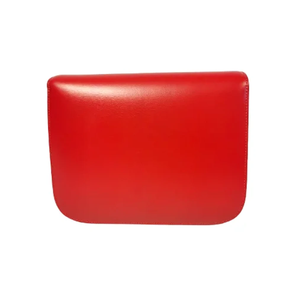 Celine Vintage Pre-owned Leather celine-bags Red Dames
