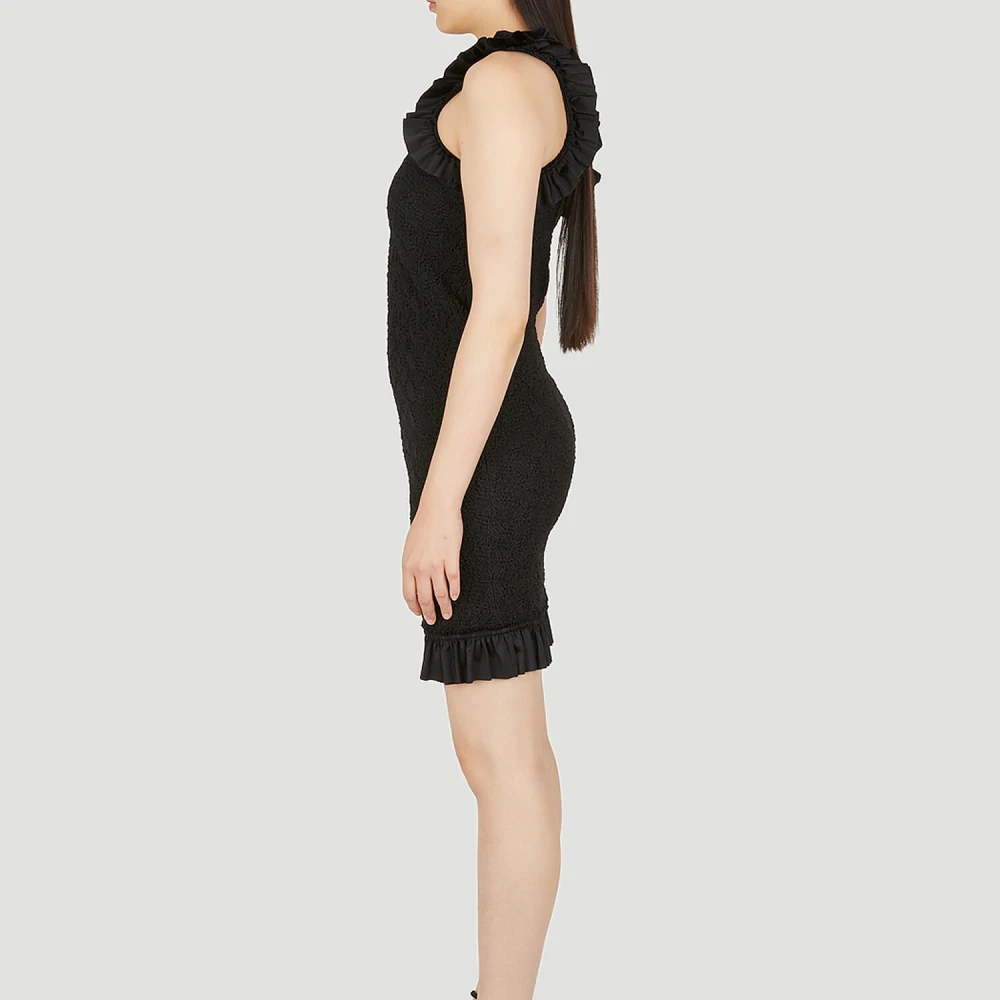 alexander wang Ruffle Trim Jurk Black Dames