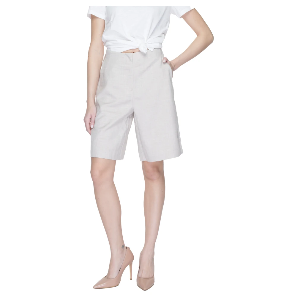 Vero Moda Stijlvolle Grijze Dames Shorts Gray Dames