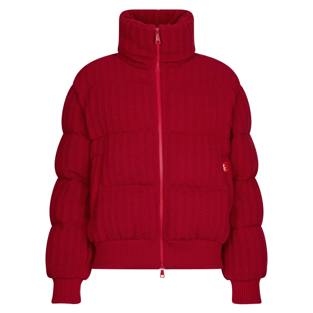 Add Bomber IN Bubble UP Gebreid Red Dames