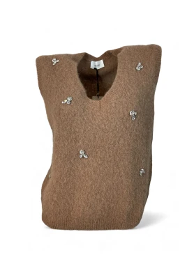 Sleeveless Knit Vest