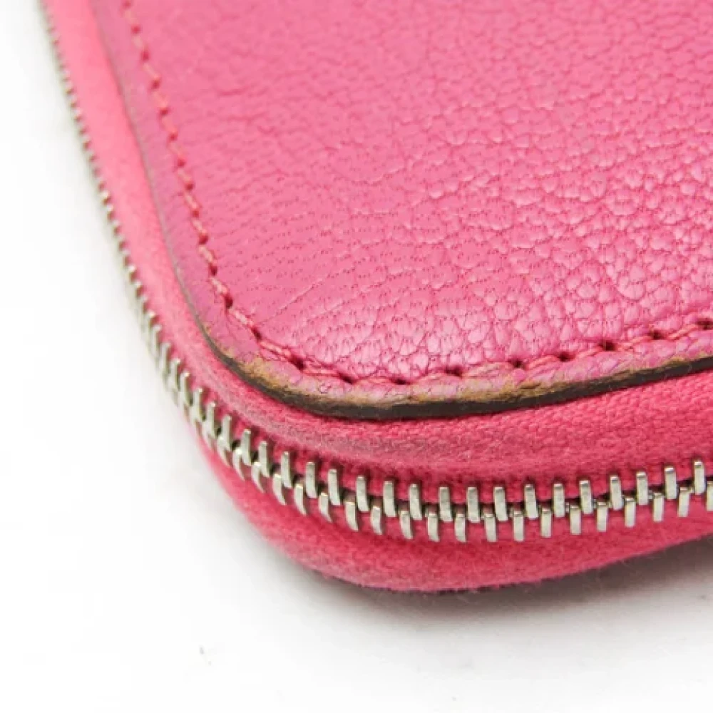 Hermès Vintage Pre-owned Leather wallets Pink Dames