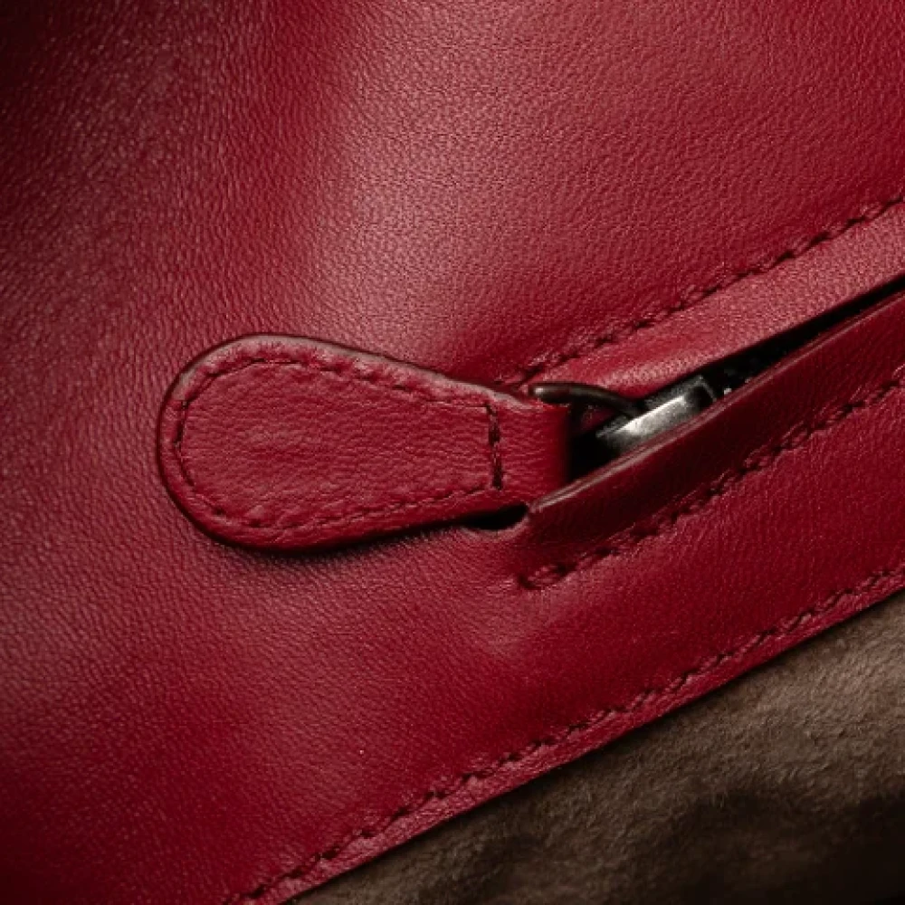 Bottega Veneta Vintage Pre-owned Leather totes Red Dames