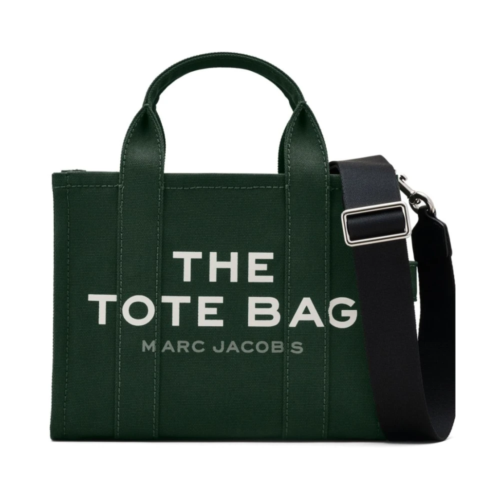 Grønn 'The Tote bag' med logo