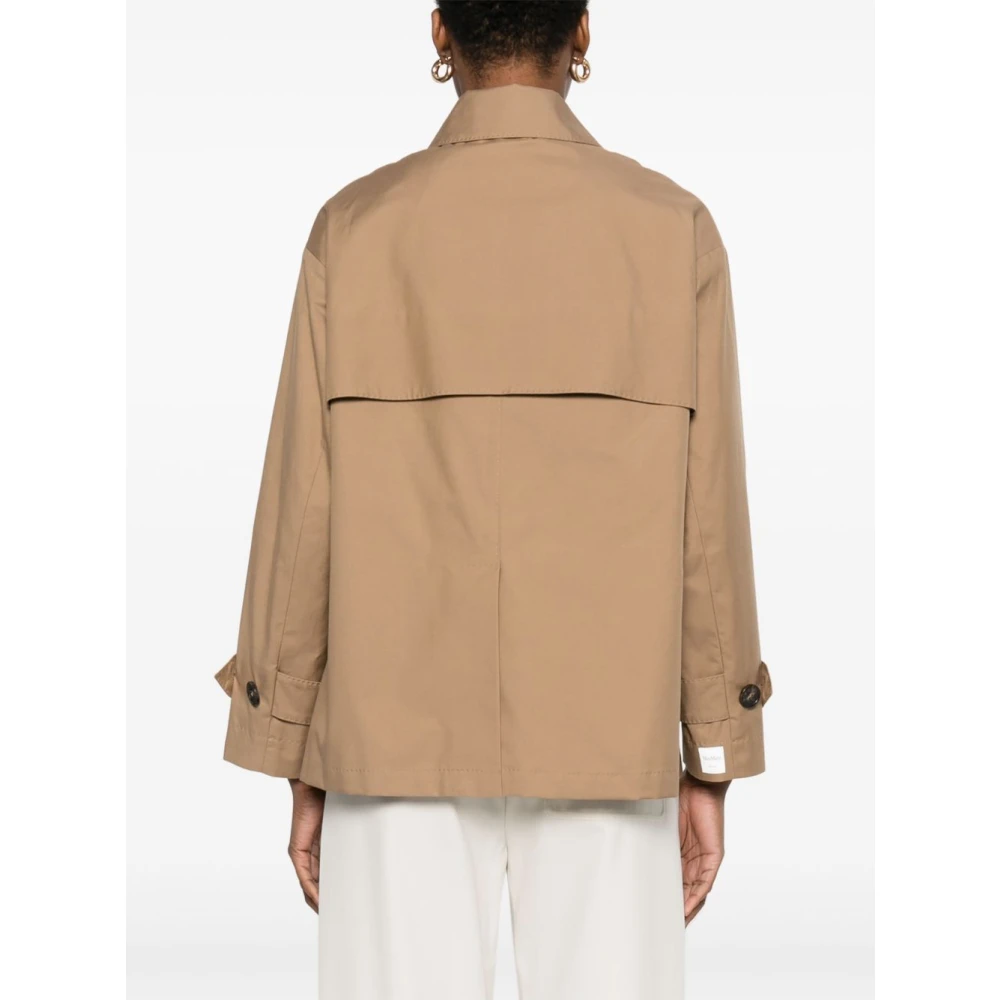 Max Mara Bruine Parka Dameskleding Brown Dames