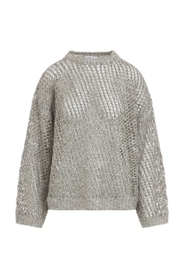 Dazzling Chiné Net Sweater