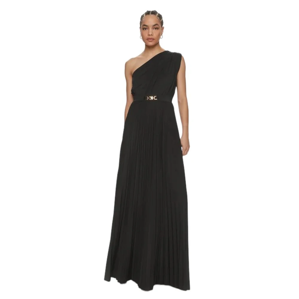 Gaudi Elegante Lange Jurk Black Dames