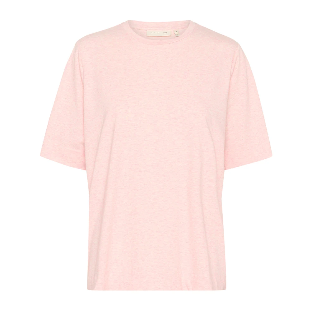 InWear Lichtroze Melange Box Top Tee Pink Dames