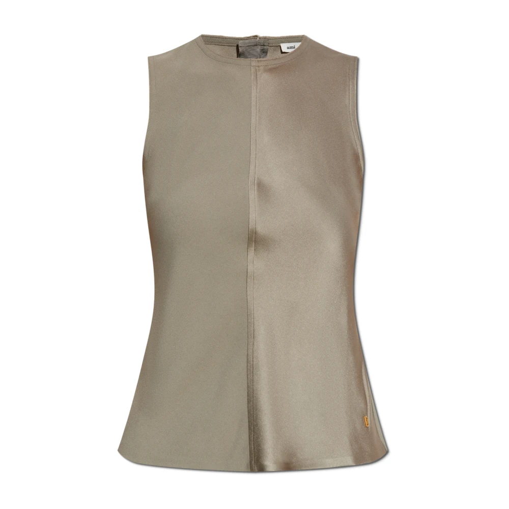 Tops > Sleeveless Tops - - Ami Paris - Modalova
