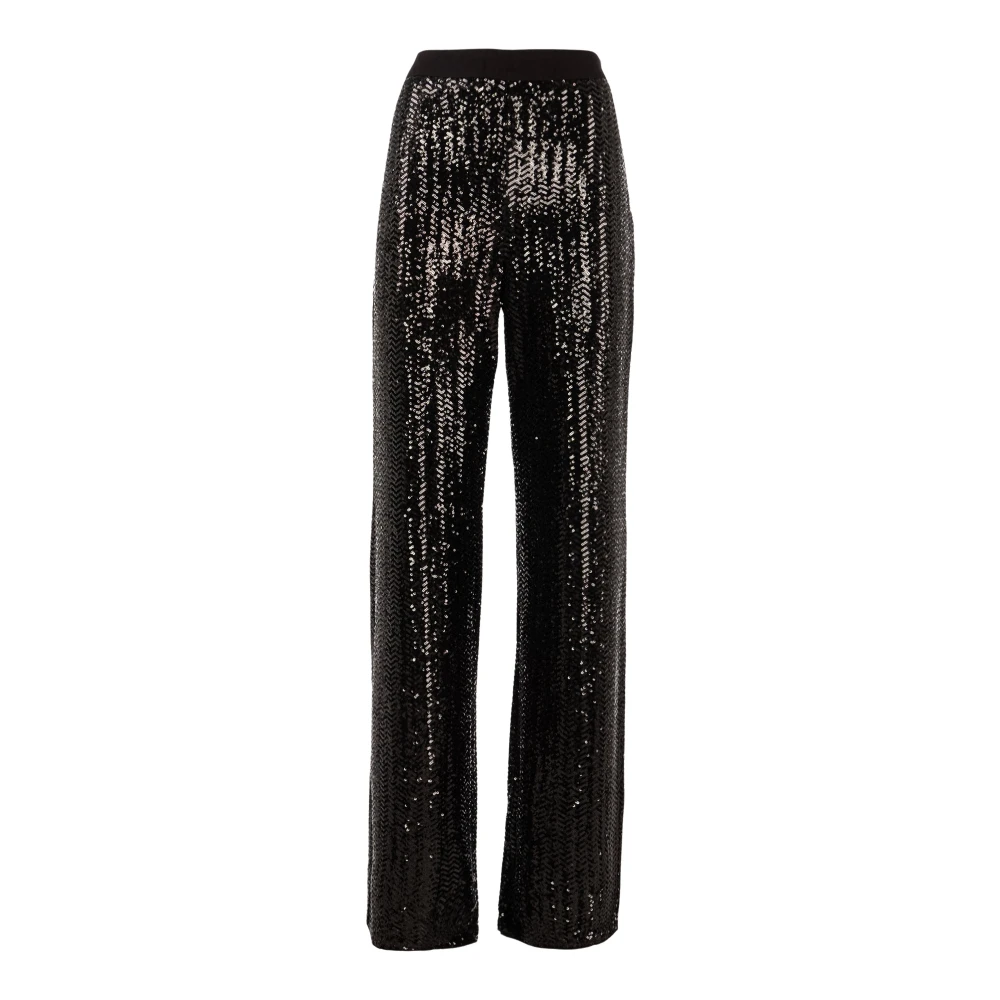 Pinko Elegante Pailletten Damesbroek Black Dames
