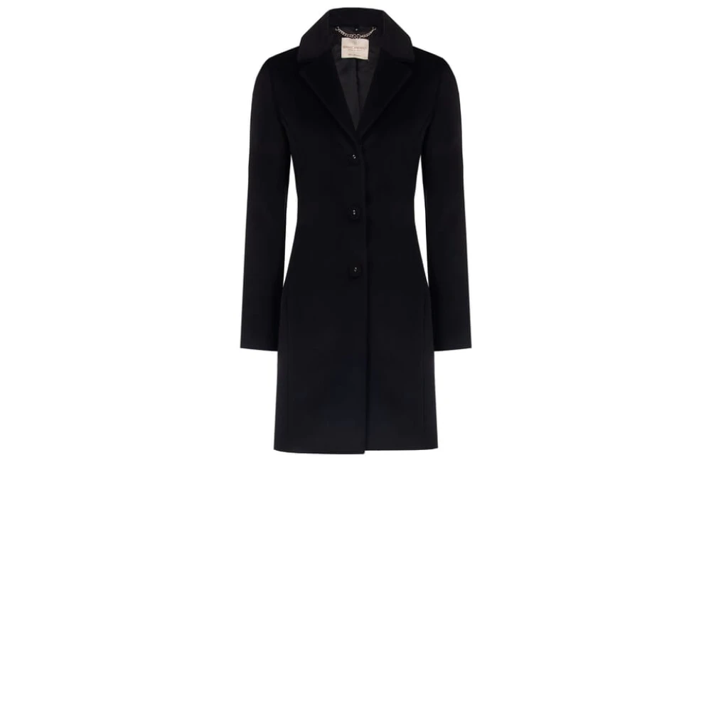 RINASCIMENTO Polyester Jas Herfst Winter Collectie Black Dames