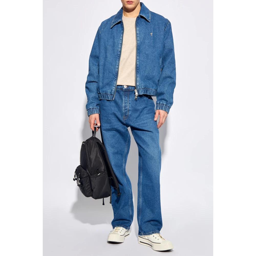 Ami Paris Jeans met rechte pijpen Blue Heren