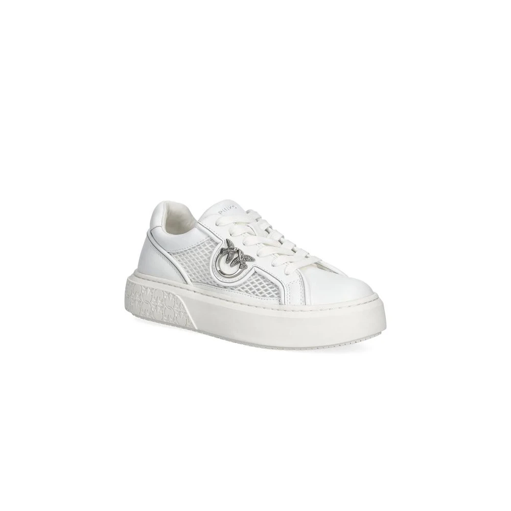 Pinko White Sneakers, Female, 5 Uk, Yoko 33 Sneaker
