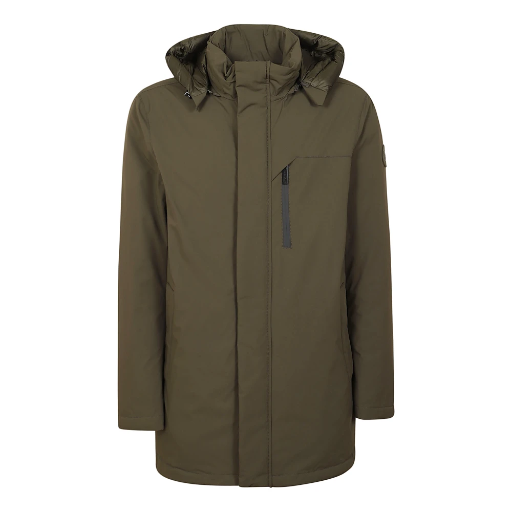 Woolrich Donkergroene Waterdichte Mountain Parka Green Heren