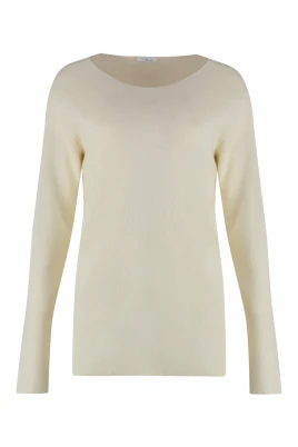Mjuk Cashmere Blandning Pullover Tröja