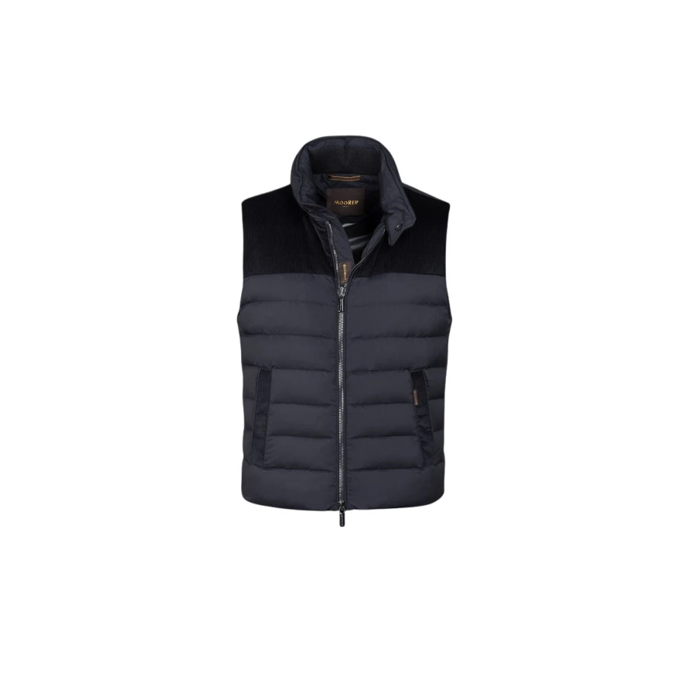 Moorer Men's Blue Waistcoats, Xs, Lippi Vhs Vest