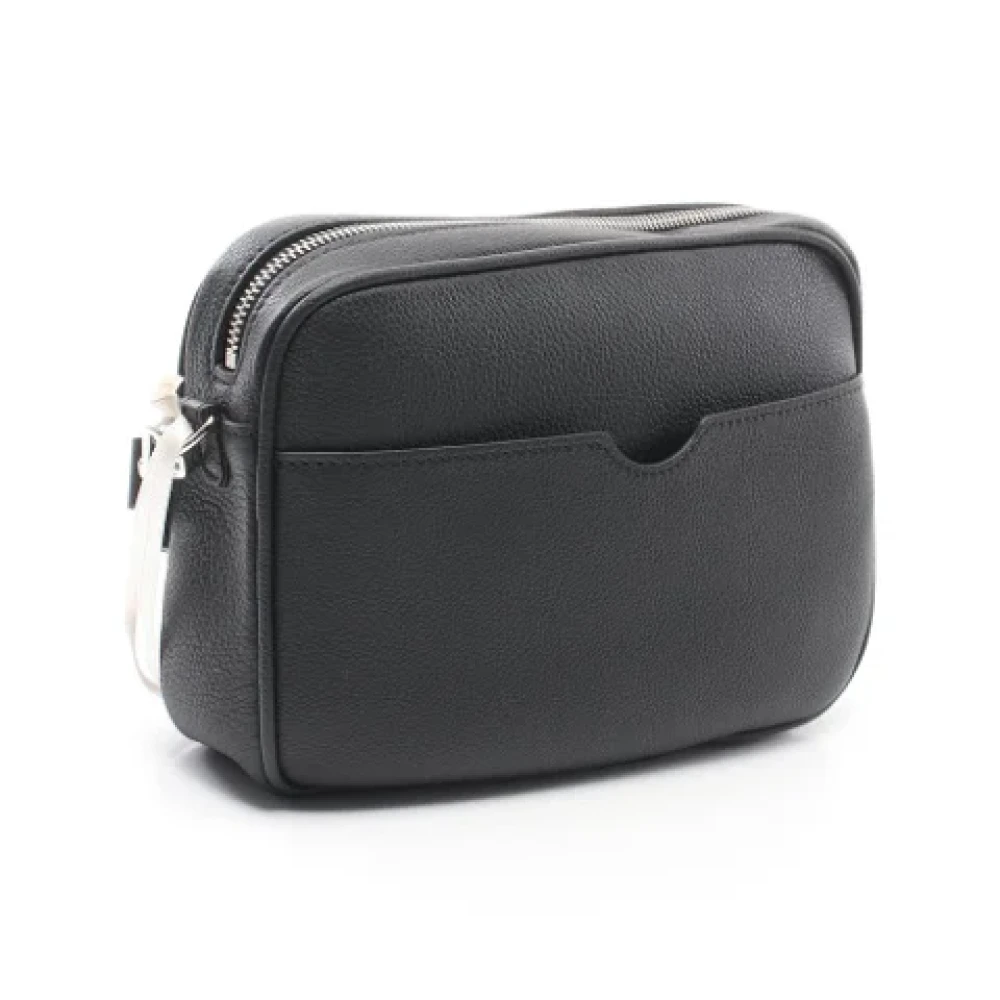Fendi Vintage Pre-owned Leather shoulder-bags Black Dames