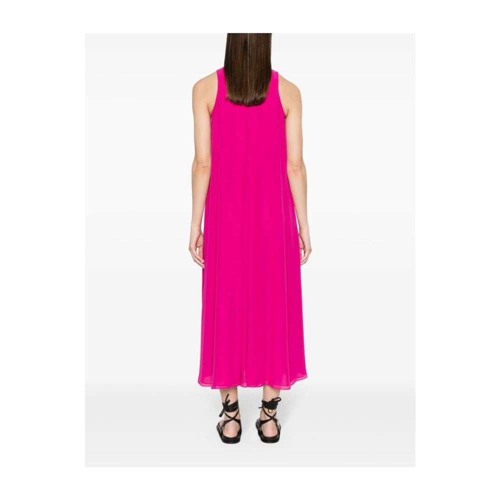 Emporio Armani Roze & Paarse Elegante Jurk Pink Dames