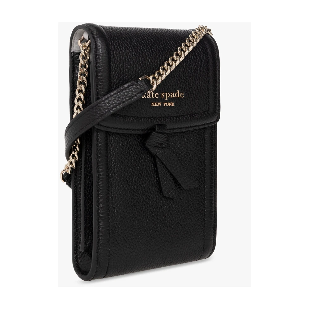 Kate Spade Knott telefoontasje met band Black Dames